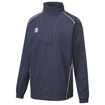 Dual Curve 1/4 Zip Rain jacket : Navy